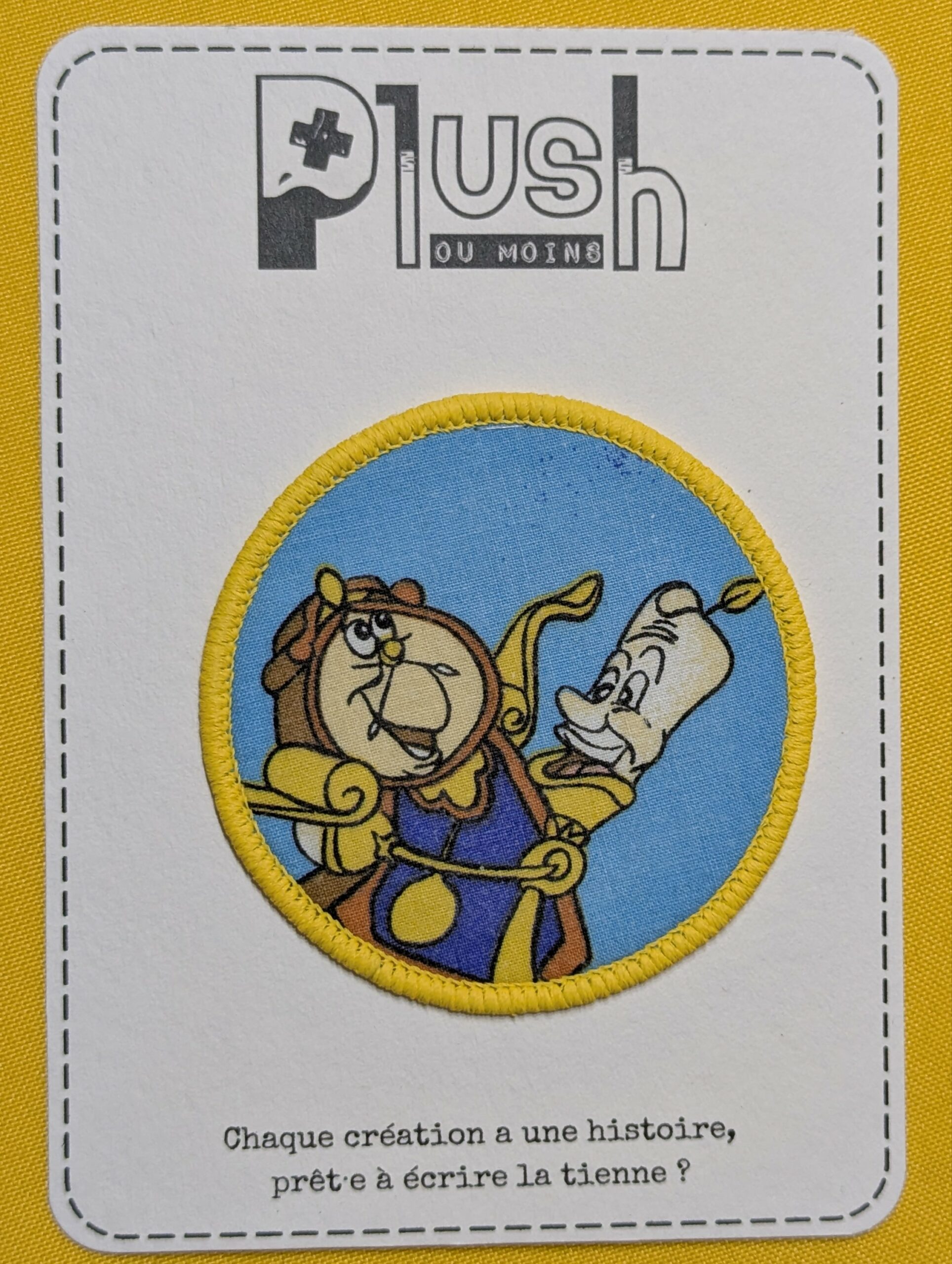 Patch thermocollant "rond" - "Histoire éternelle"