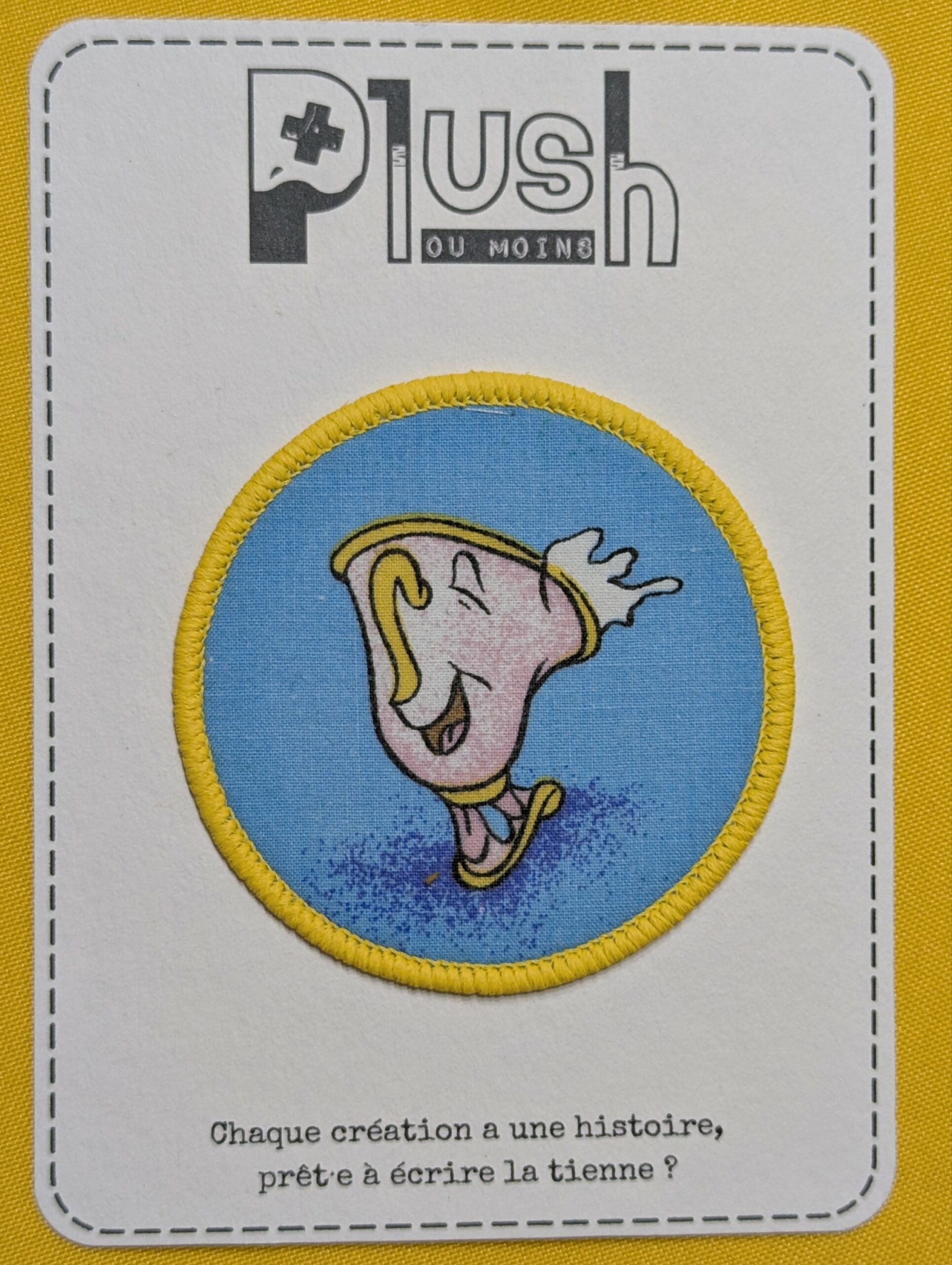 Patch thermocollant "rond" - "Histoire éternelle"