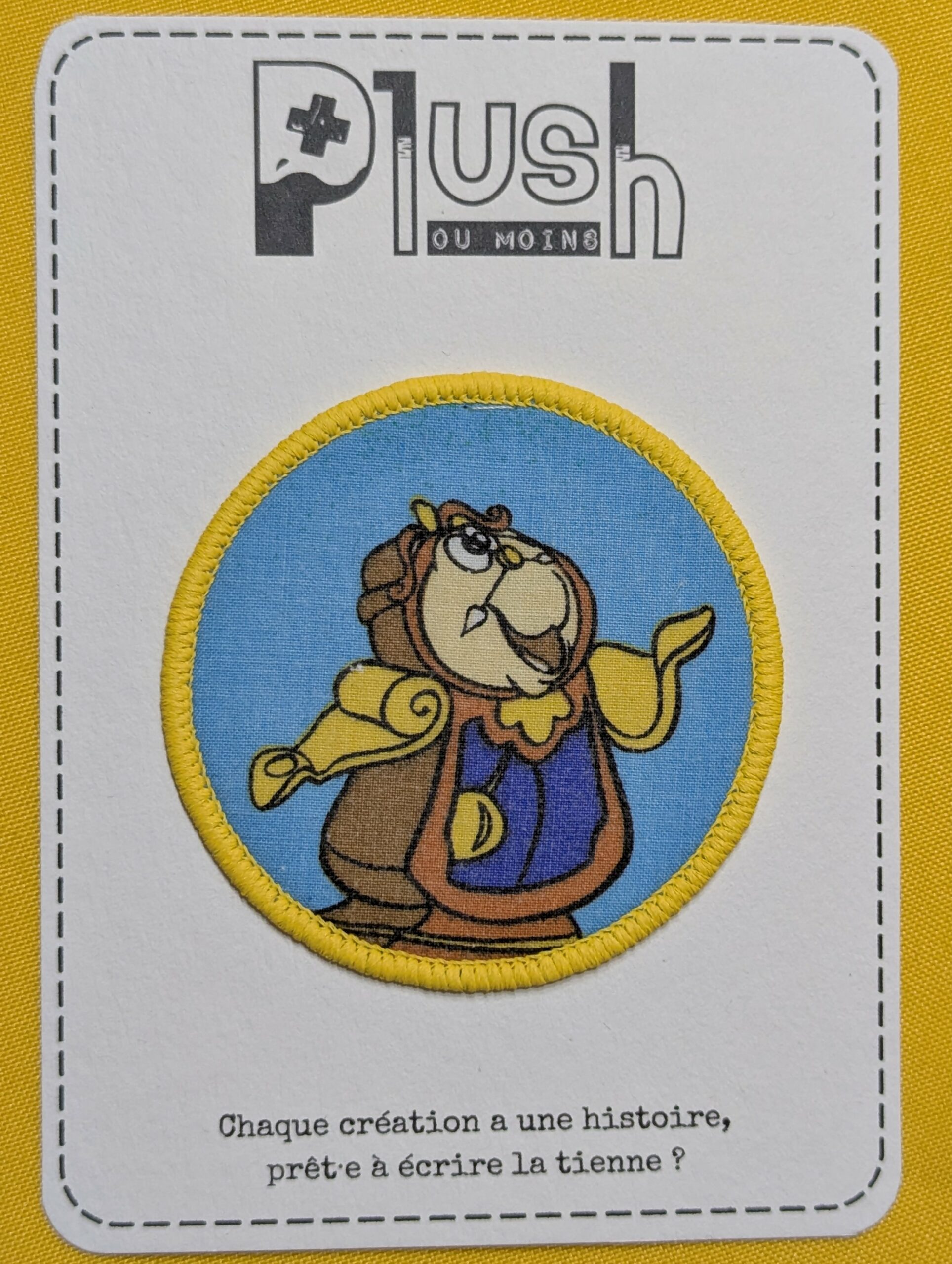 Patch thermocollant "rond" - "Histoire éternelle"