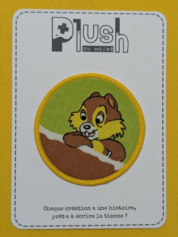 Patch thermocollant "rond" - "Les Inoubliables"