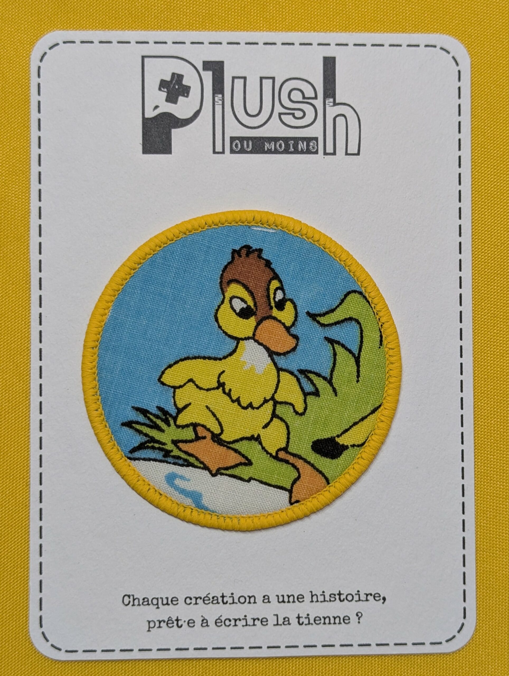 Patch thermocollant "rond" - "Clairière de Printemps"