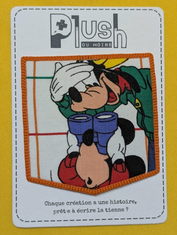 Patch thermocollant "effet poche" - "Casquette & Baskets"