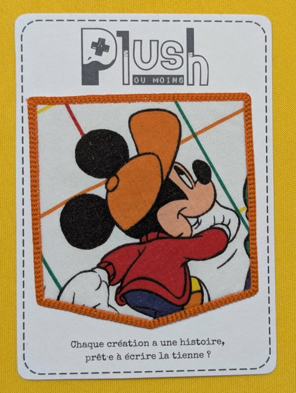 Patch thermocollant "effet poche" - "Casquette & Baskets"