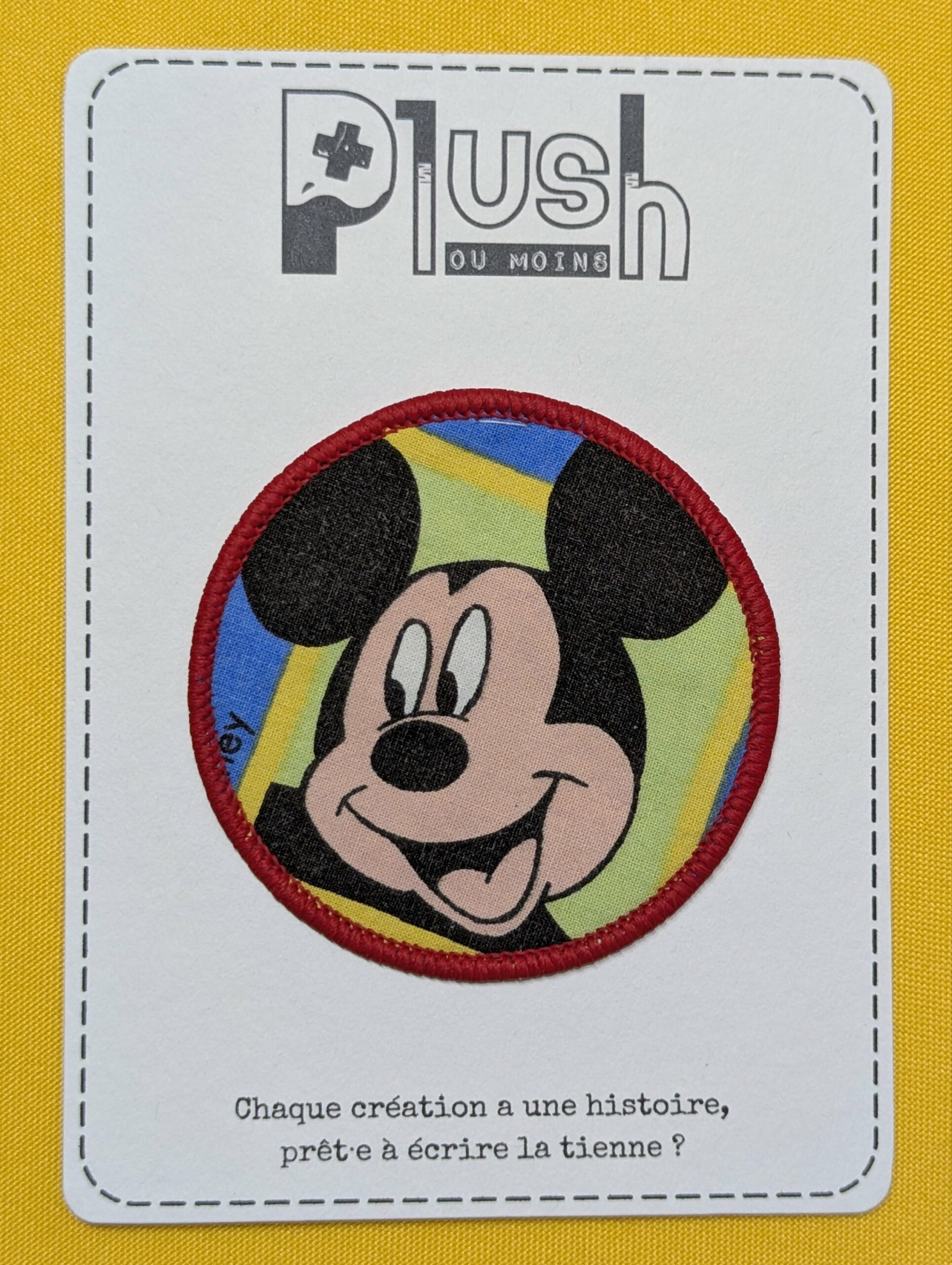 Patch thermocollant "rond" - "Les Inoubliables"