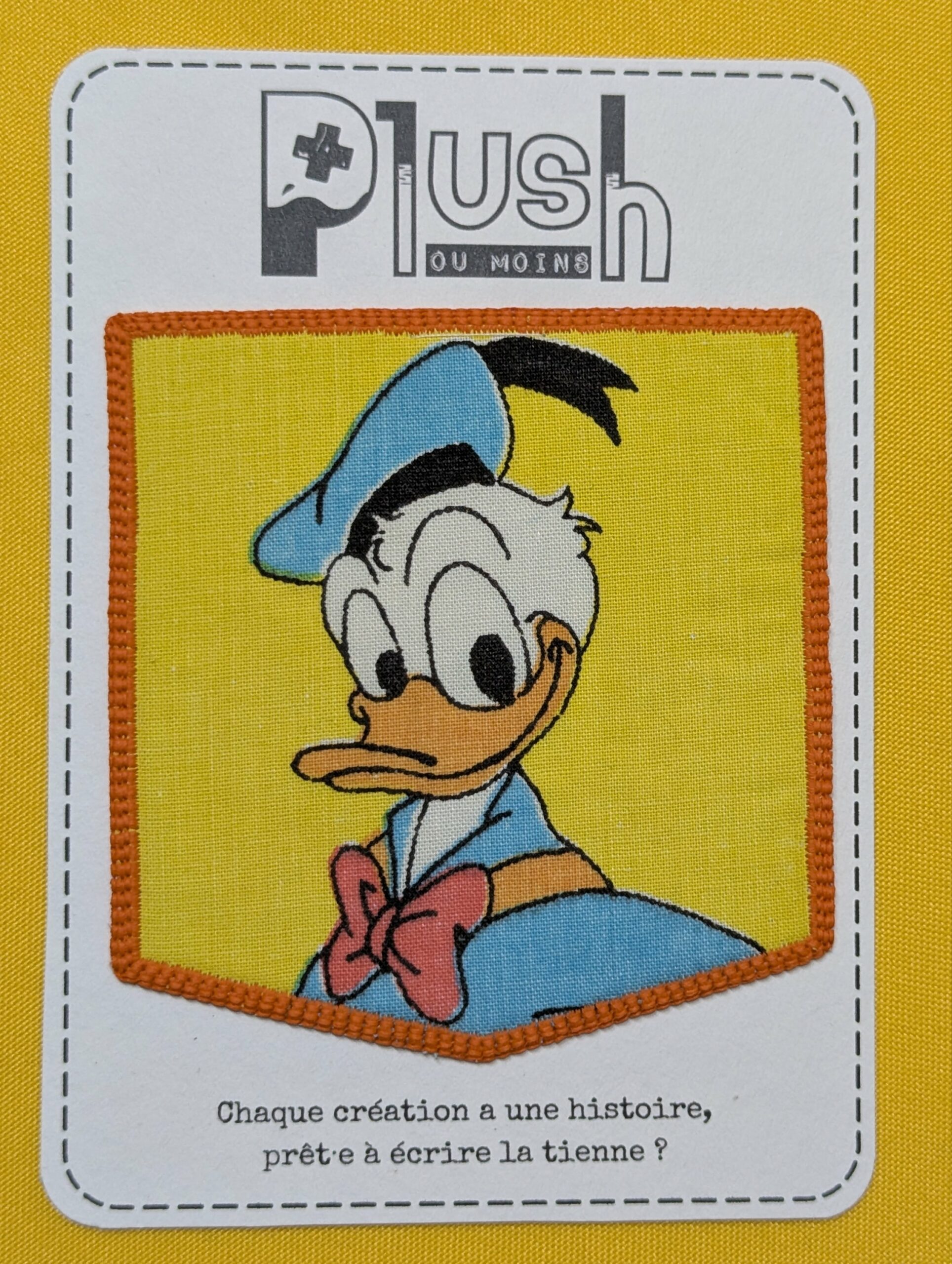 Patch thermocollant "effet poche" - "Les Inoubliables"