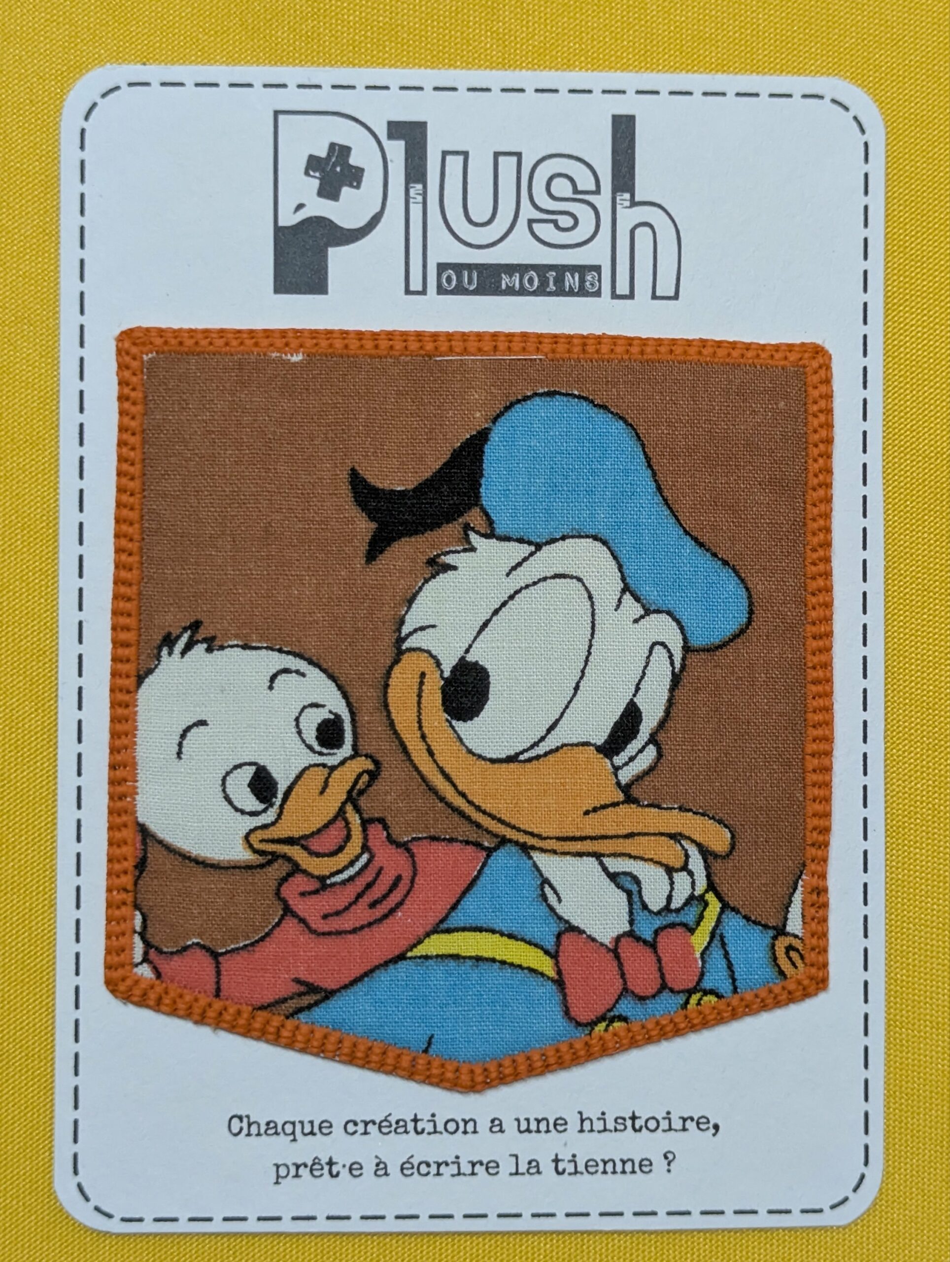 Patch thermocollant "effet poche" - "Les Inoubliables"