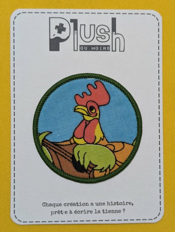 Patch thermocollant "rond" - "Oo-De-Lally"