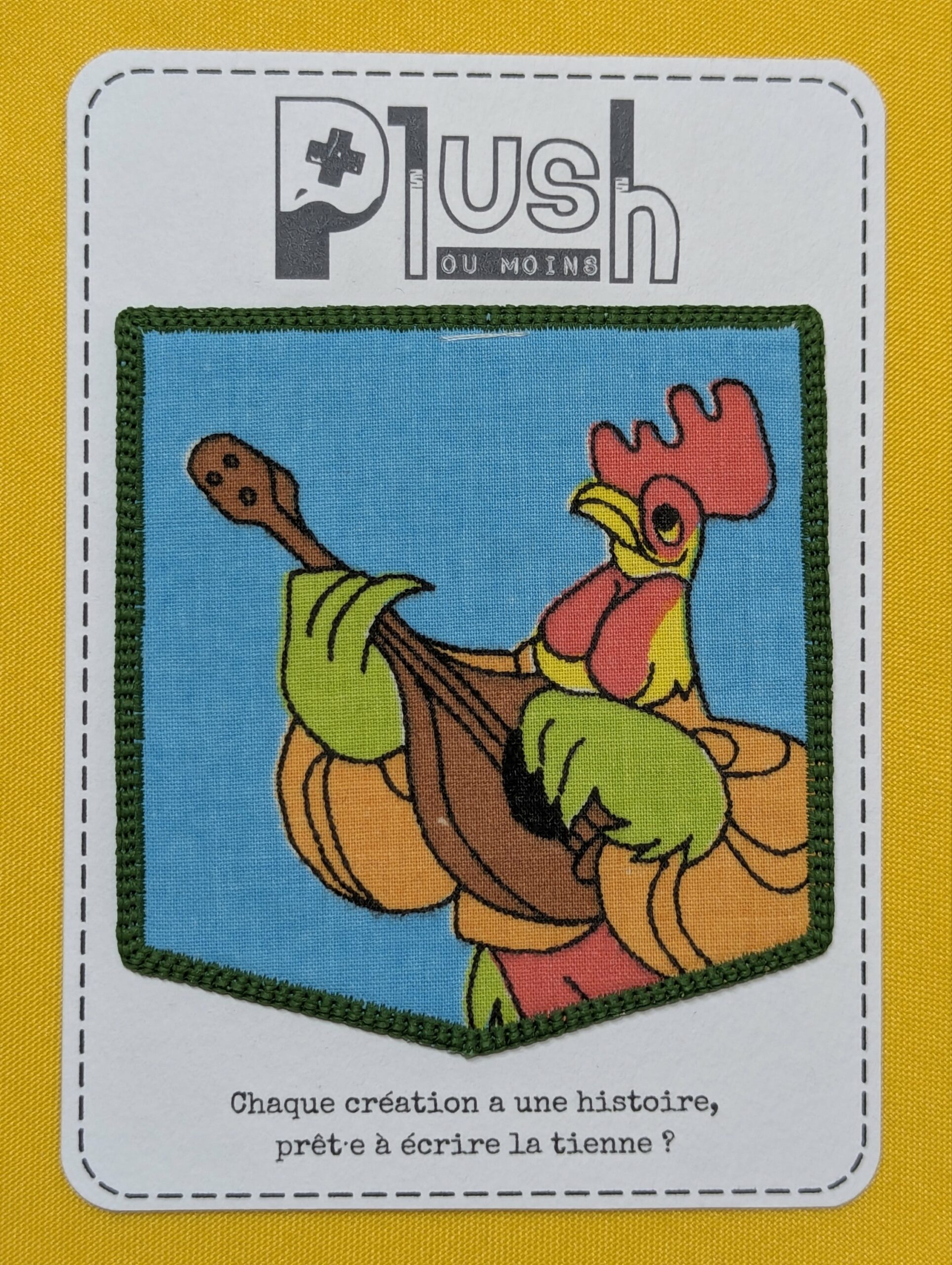 Patch thermocollant "effet poche" - "Oo-De-Lally"