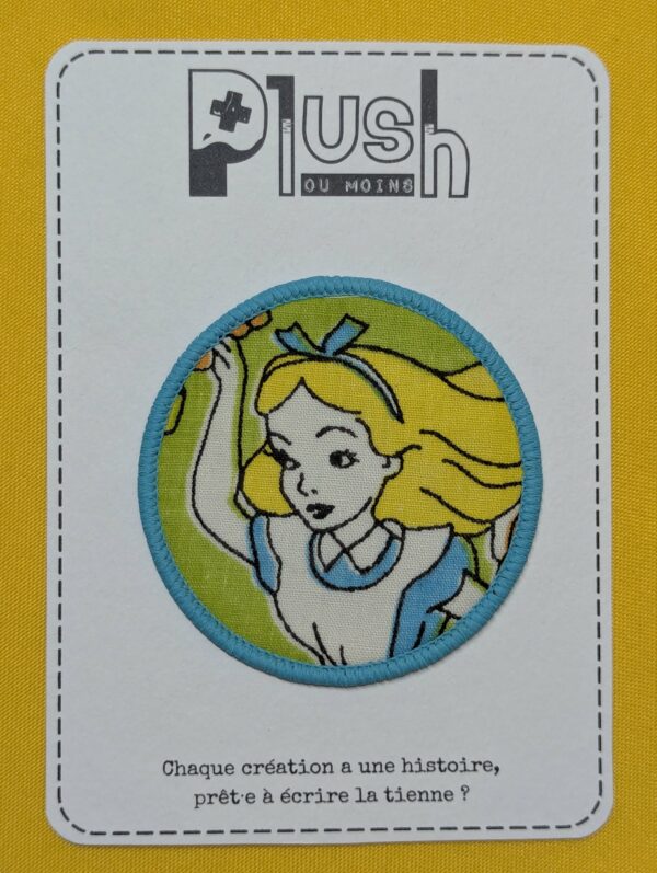 Patch thermocollant "rond" - "Thé & Merveilles"