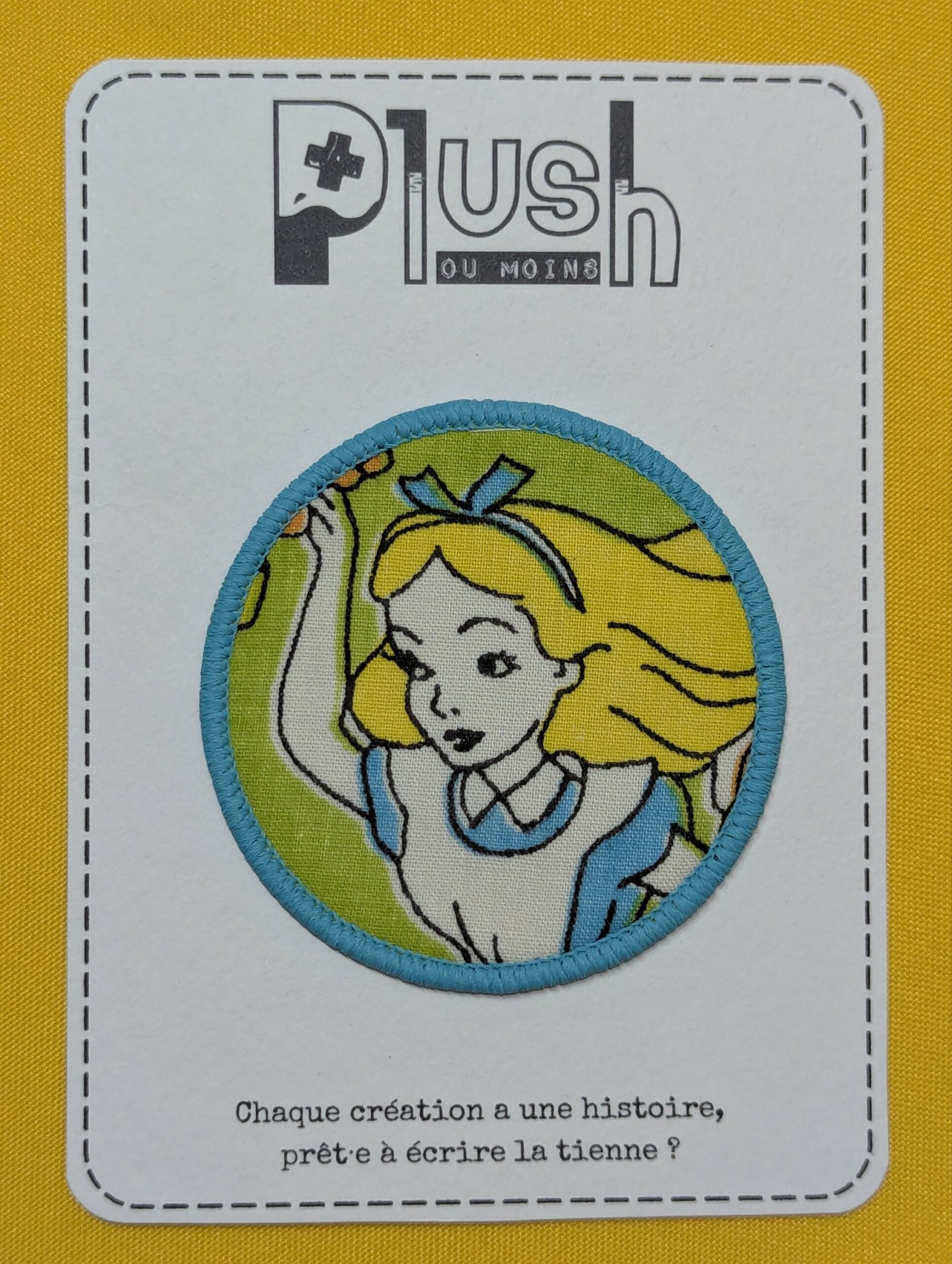 Patch thermocollant "rond" - "Thé & Merveilles"