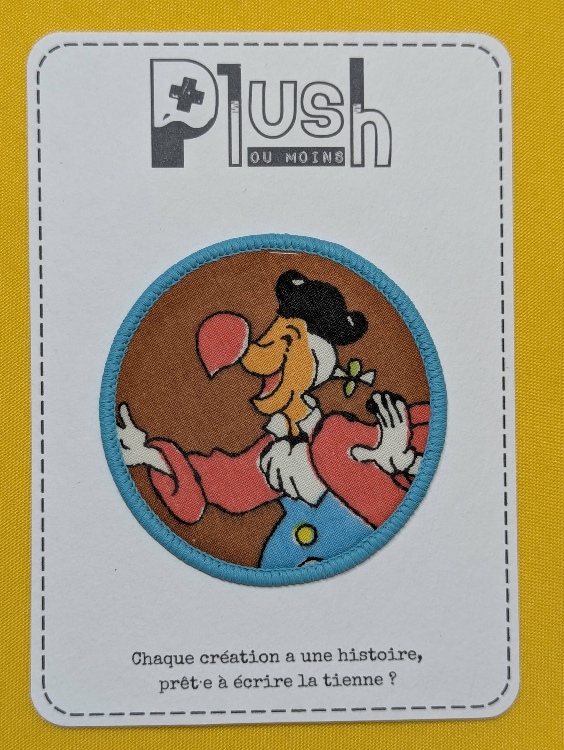 Patch thermocollant "rond" - "Thé & Merveilles"