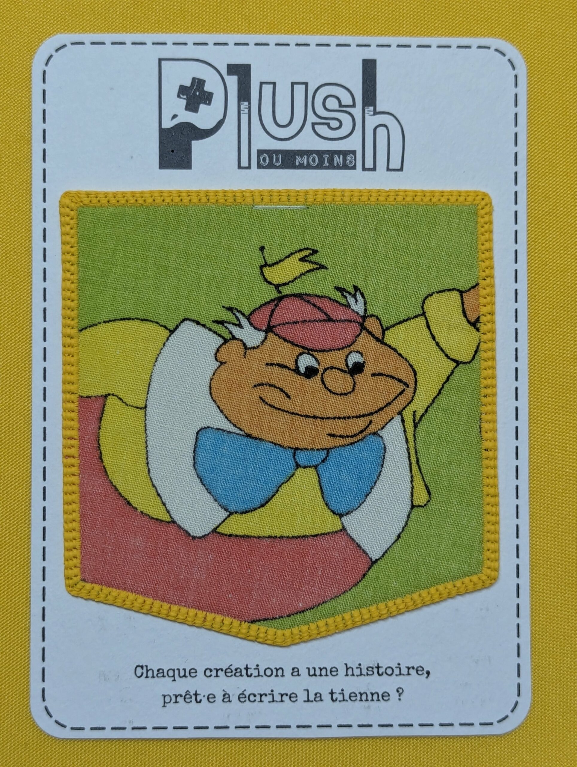 Patch thermocollant "effet poche" - "Thé & Merveilles"