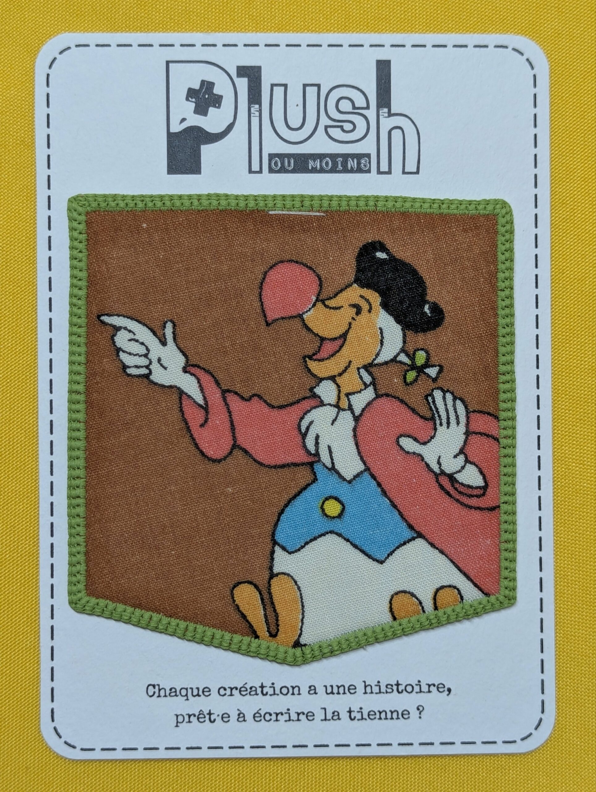 Patch thermocollant "effet poche" - "Thé & Merveilles"