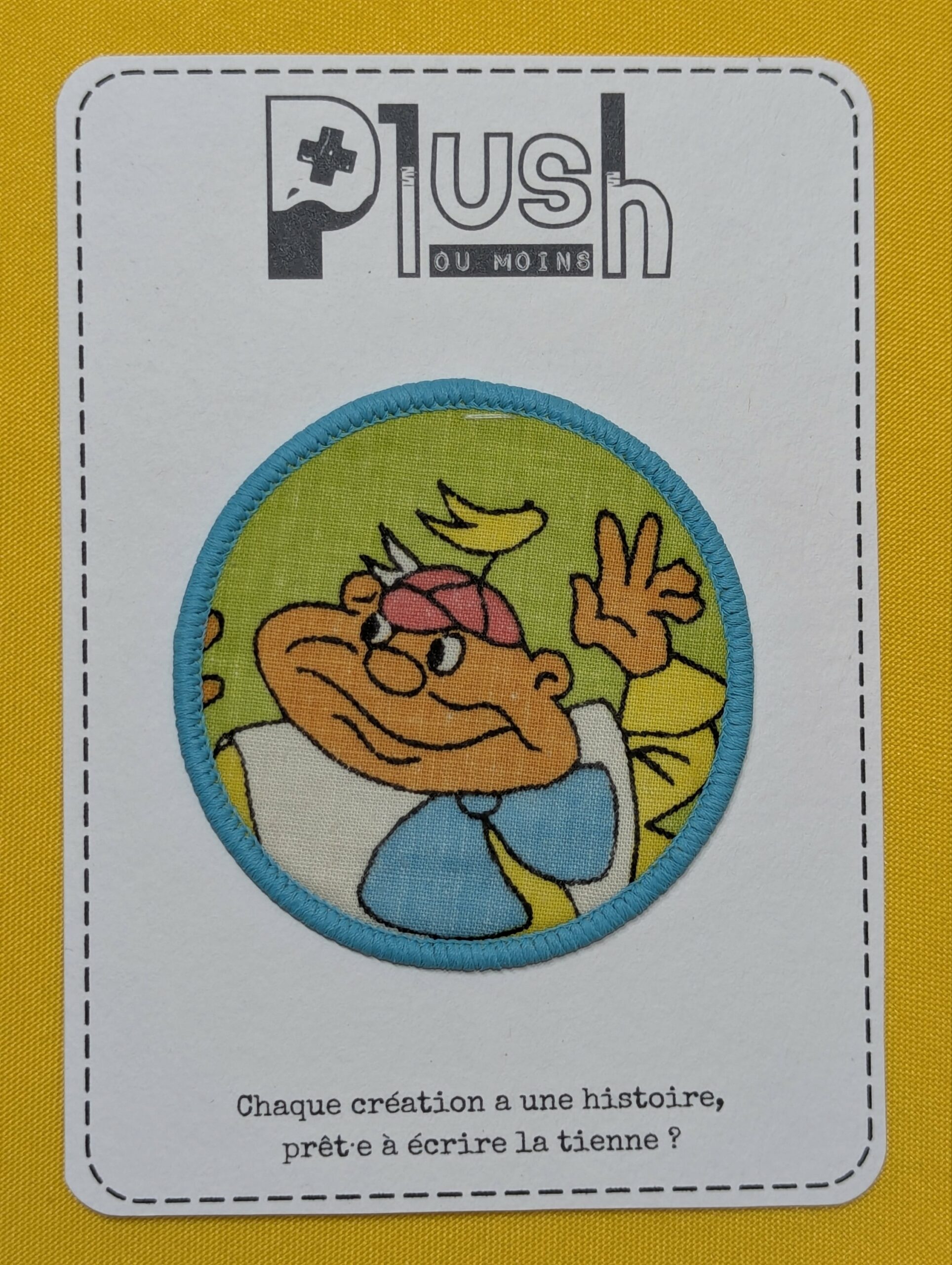 Patch thermocollant "rond" - "Thé & Merveilles"