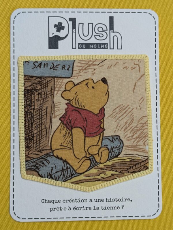 Patch thermocollant "effet poche" - "La forêt des rêves bleus"