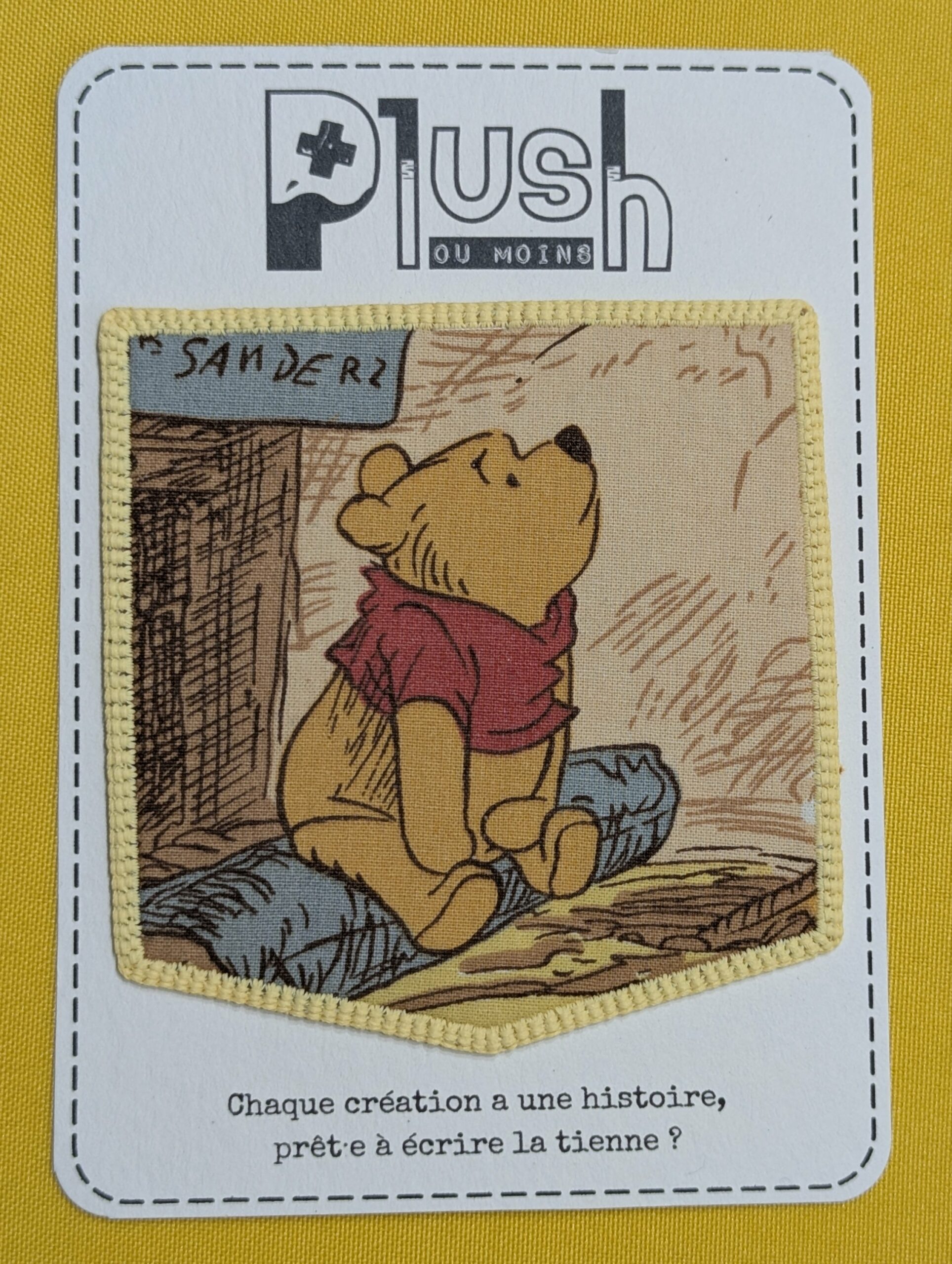 Patch thermocollant "effet poche" - "La forêt des rêves bleus"