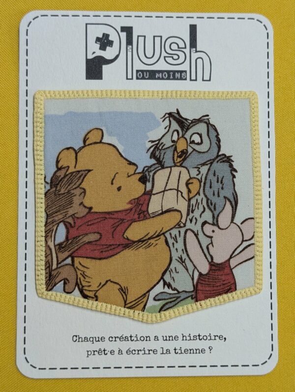 Patch thermocollant "effet poche" - "La forêt des rêves bleus"