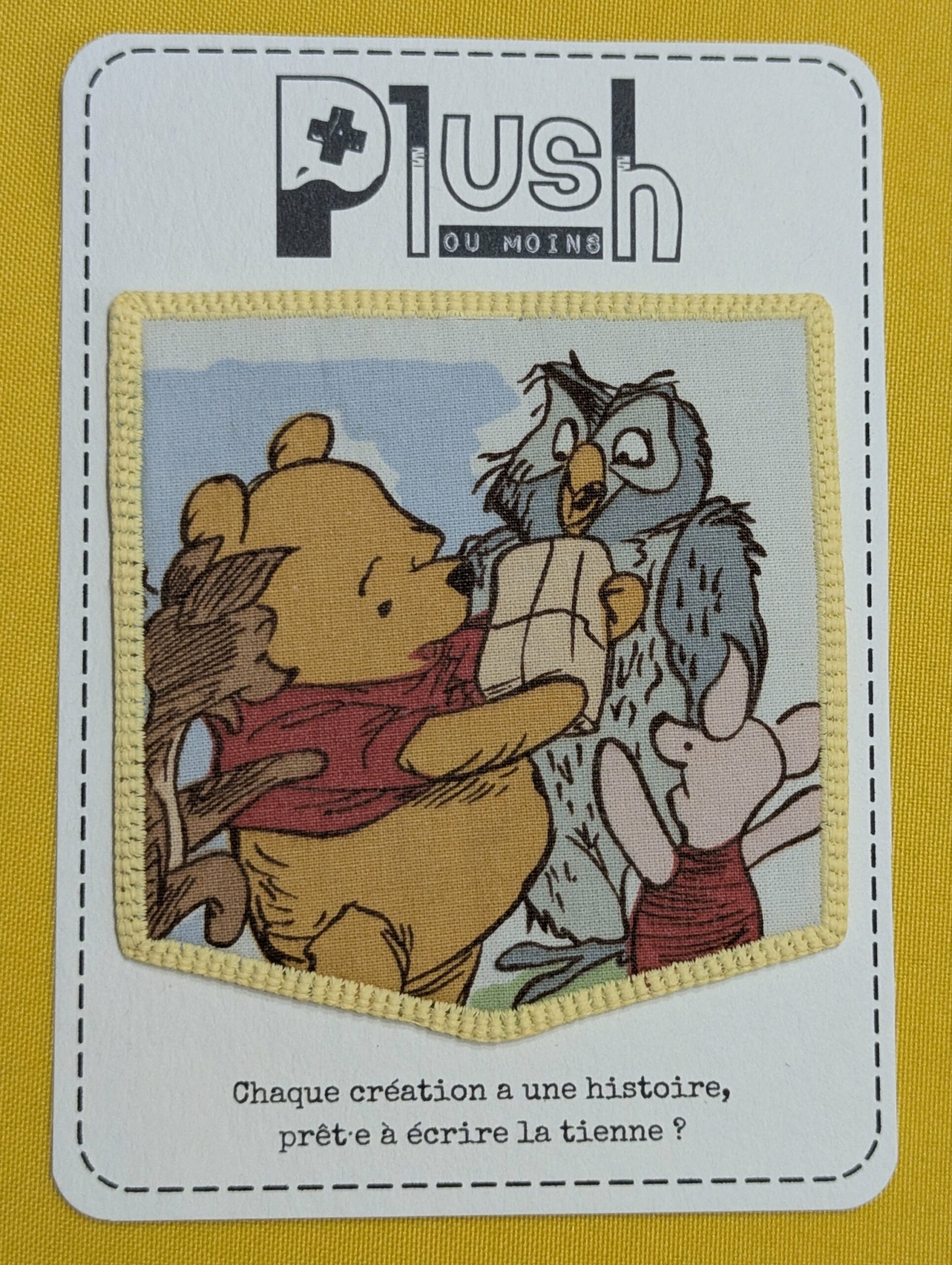 Patch thermocollant "effet poche" - "La forêt des rêves bleus"