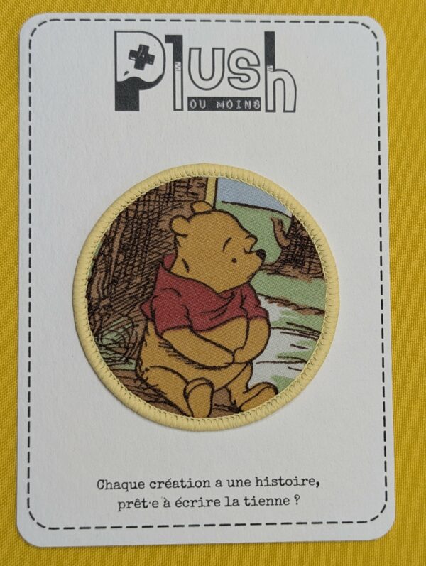 Patch thermocollant "rond" - "La forêt des rêves bleus"