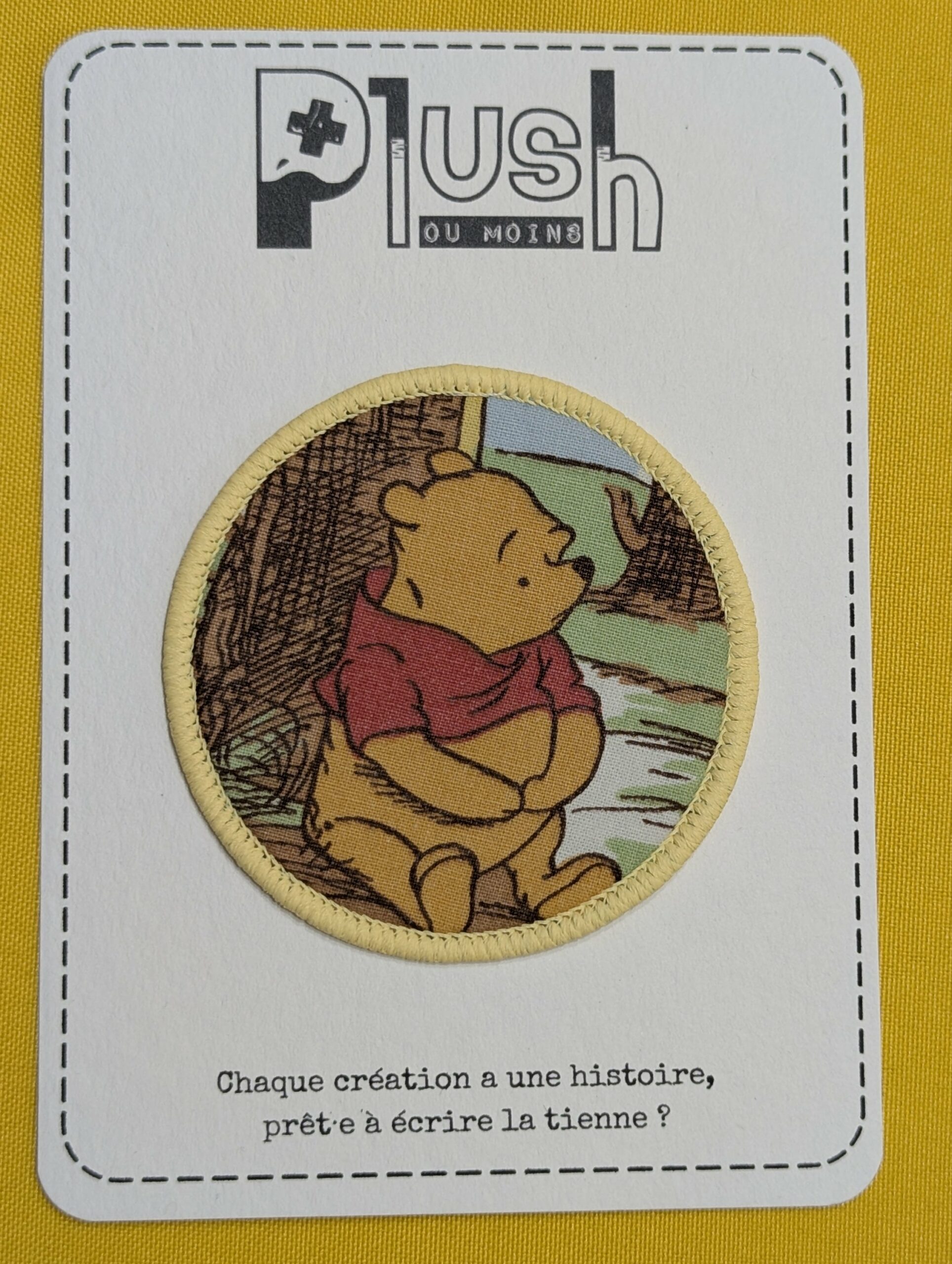 Patch thermocollant "rond" - "La forêt des rêves bleus"