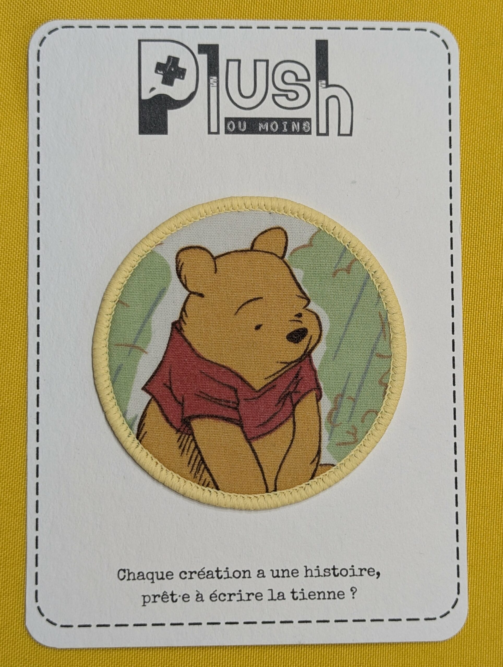 Patch thermocollant "rond" - "La forêt des rêves bleus"