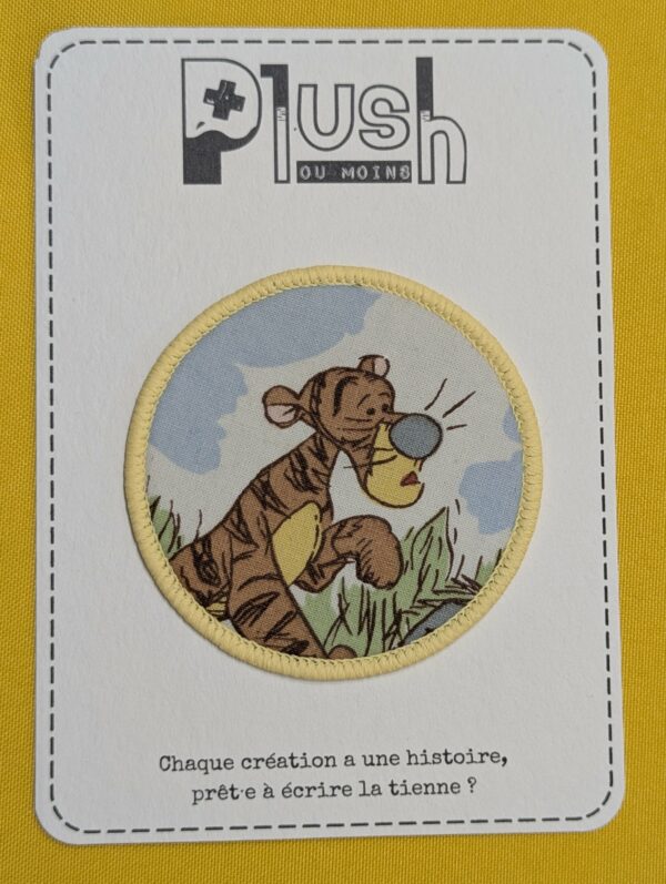 Patch thermocollant "rond" - "La forêt des rêves bleus"