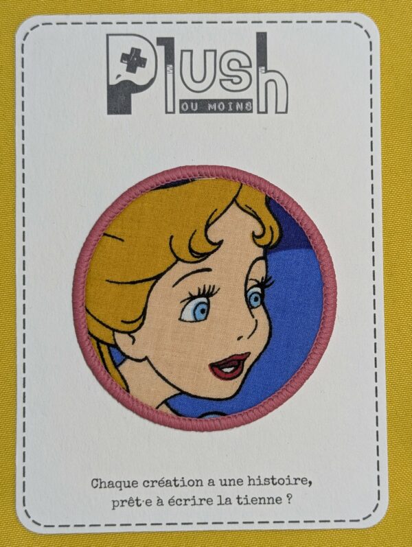 Patch thermocollant "rond" - "Pays imaginaire"