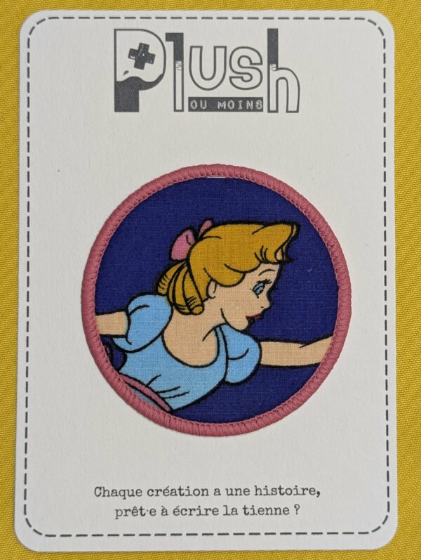 Patch thermocollant "rond" - "Pays imaginaire"