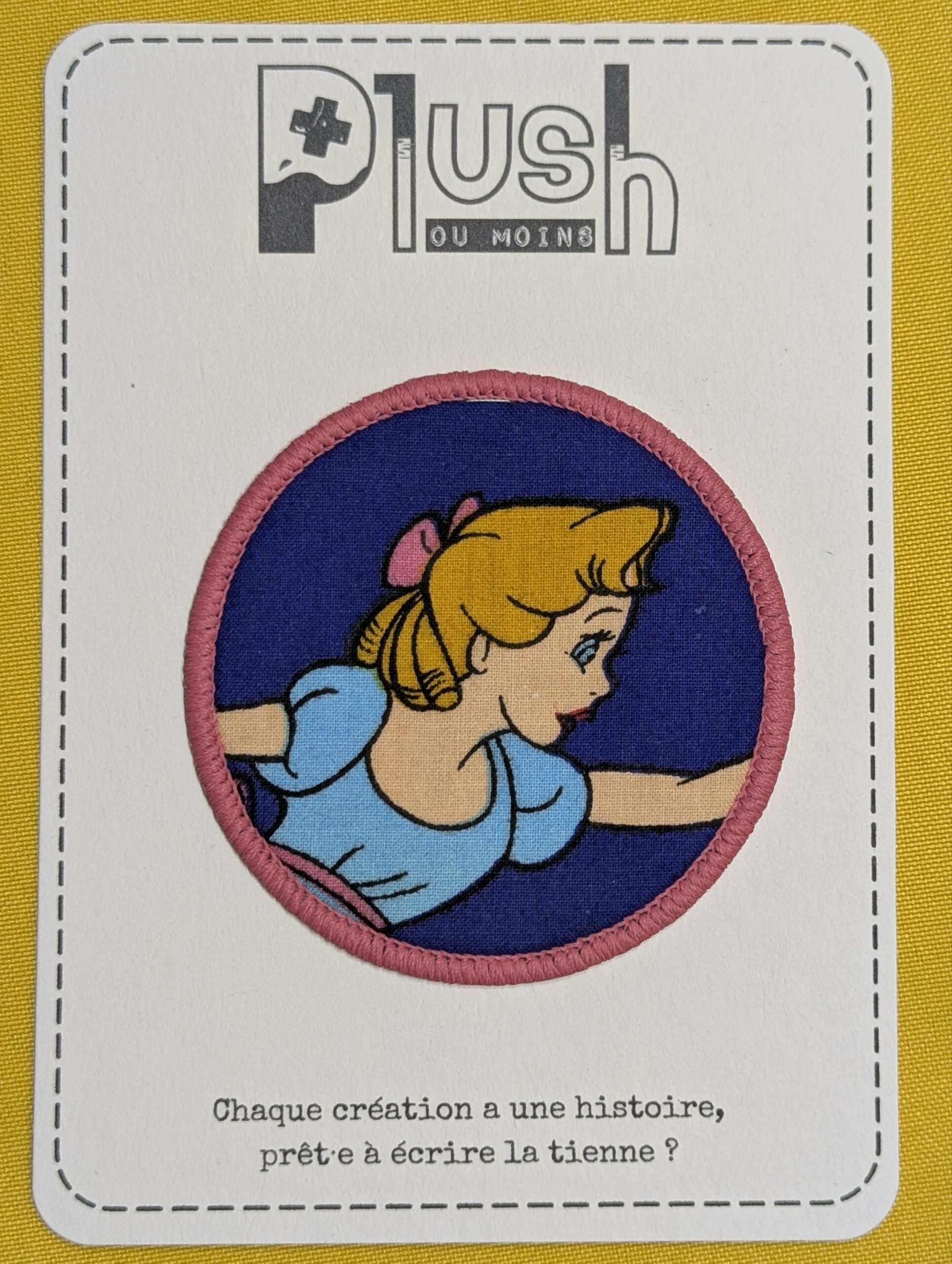Patch thermocollant "rond" - "Pays imaginaire"