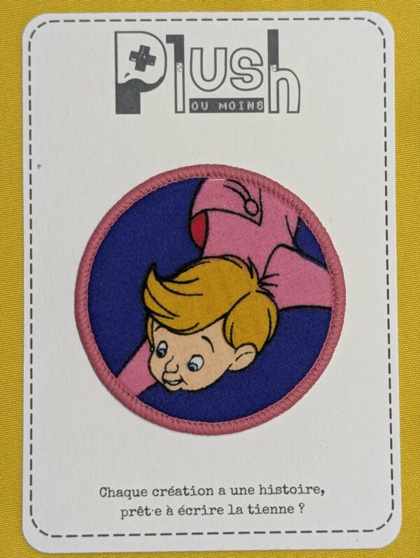 Patch thermocollant "rond" - "Pays imaginaire"
