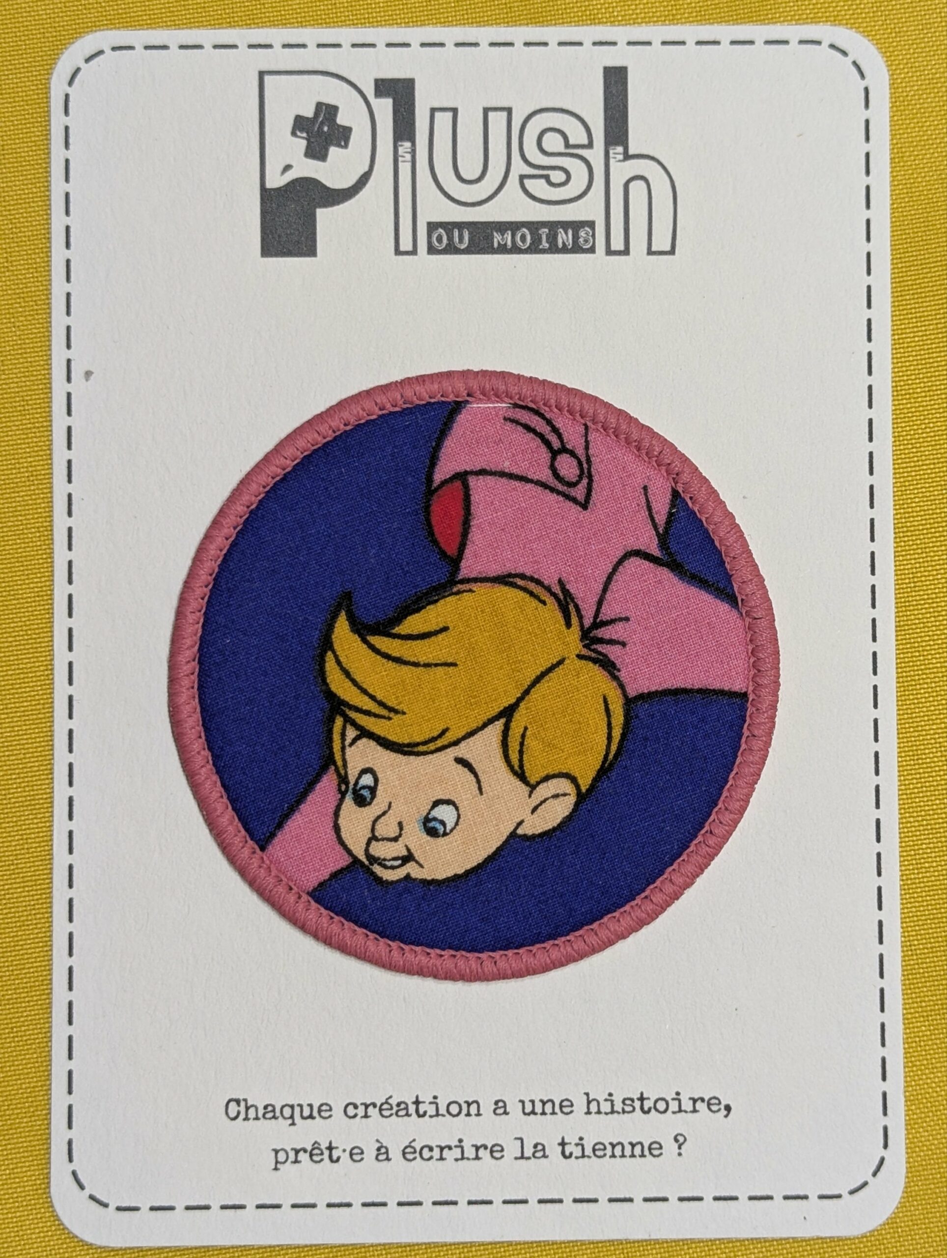 Patch thermocollant "rond" - "Pays imaginaire"