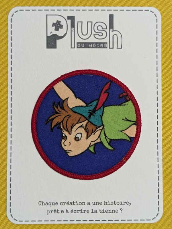 Patch thermocollant "rond" - "Pays imaginaire"