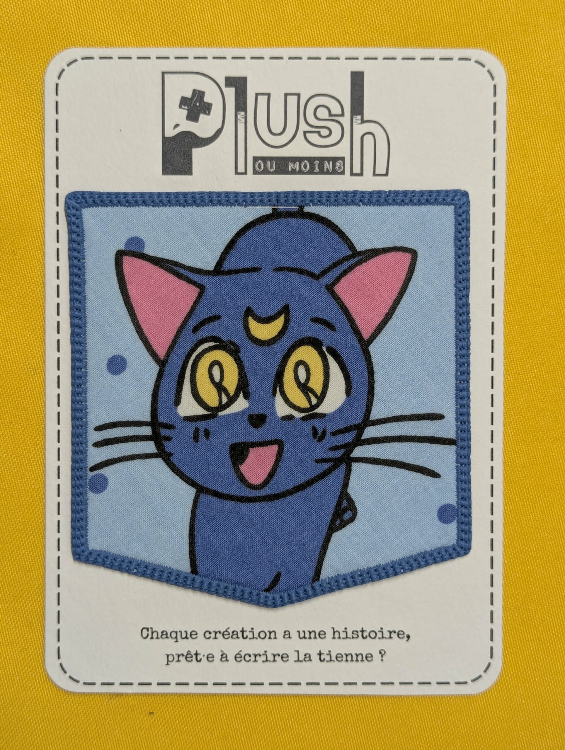 Patch thermocollant "effet poche" - Clair de Lune