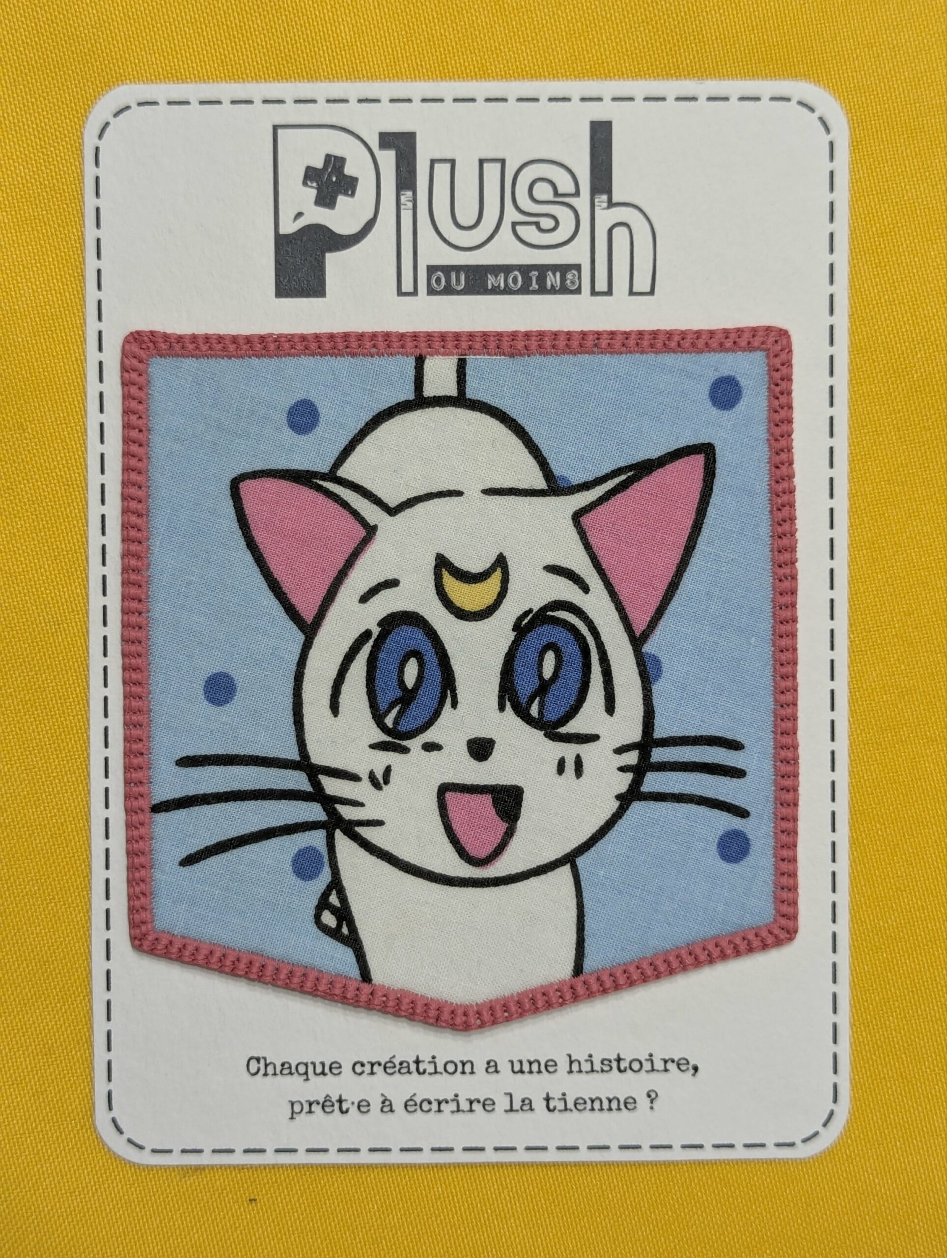 Patch thermocollant "effet poche" - Clair de Lune