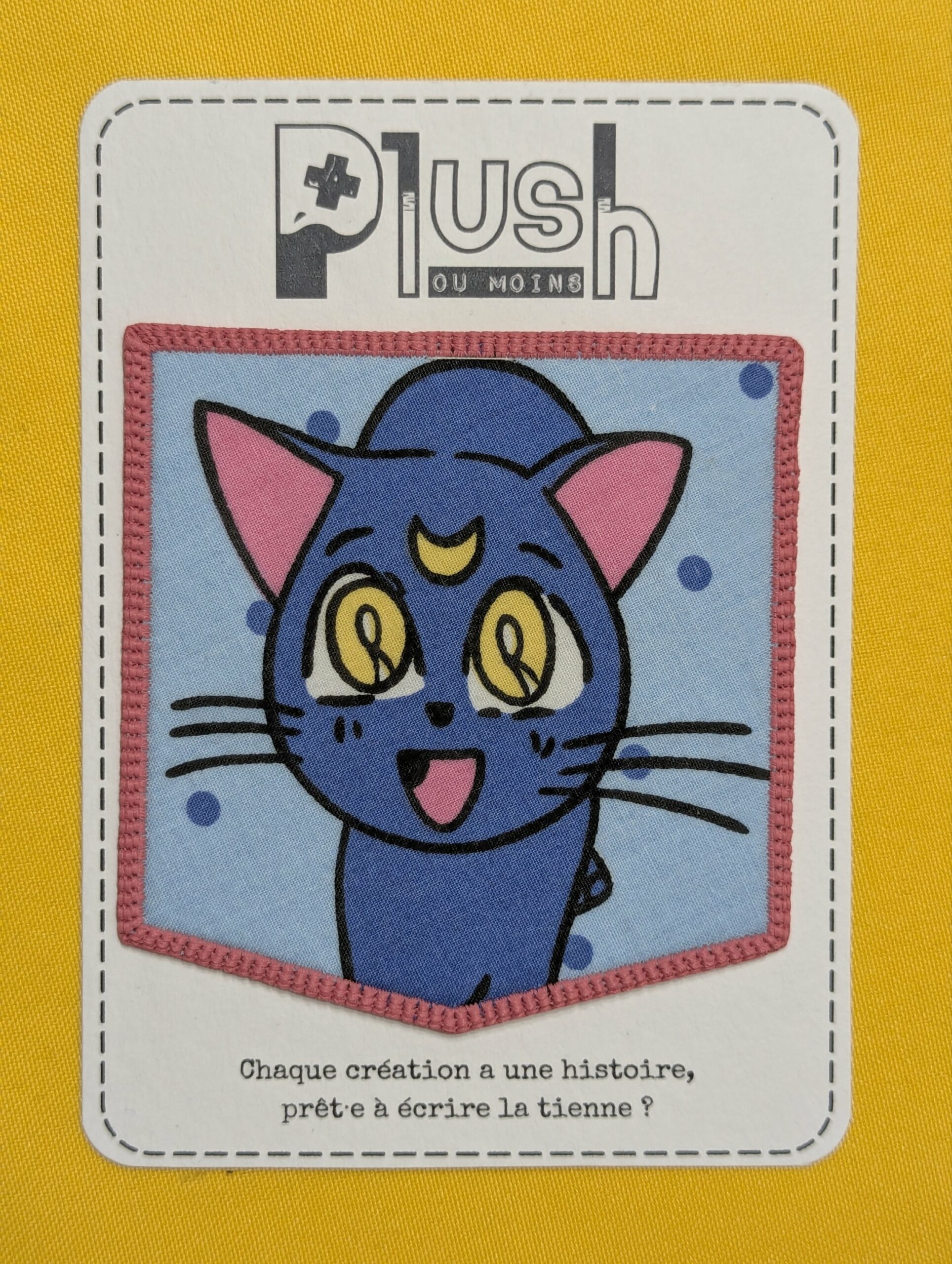 Patch thermocollant "effet poche" - Clair de Lune
