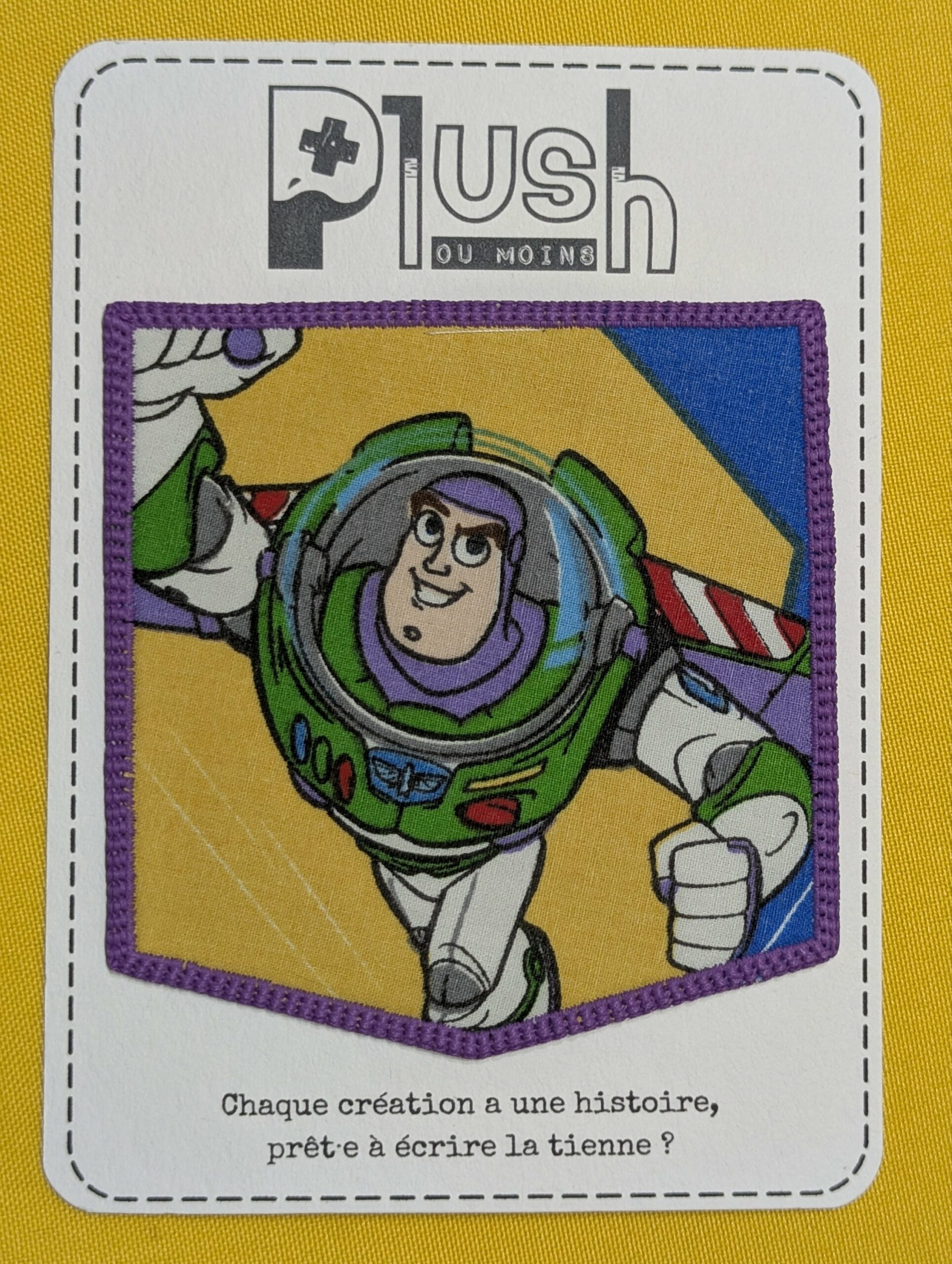 Patch thermocollant "effet poche" - "Vers l'Infini..."